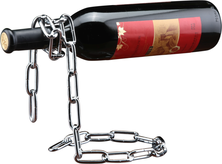 Jamei Porte-bouteilles de vin Magic Chain