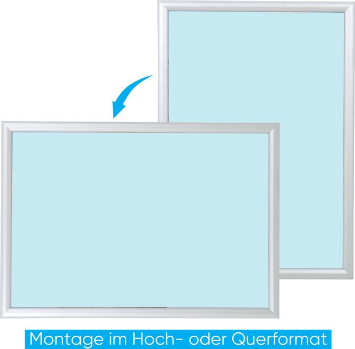 Immagine prodotto Franken Cornice per poster "Outdoor", DIN A4, 25 mm profilo cornice alluminio anodizzato argento cornice a