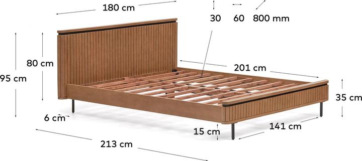 Actual product image Kave Home Licia (160 x 200 cm)