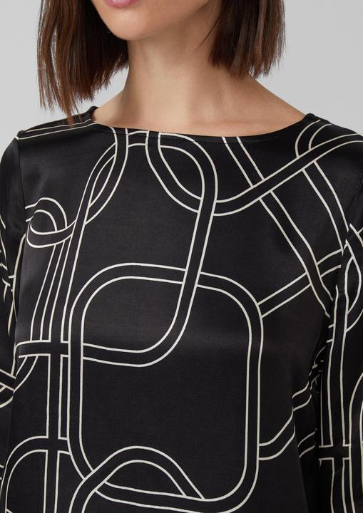 Immagine prodotto s.Oliver T-Shirt Satinierte Viskose-Bluse mit Print (48)