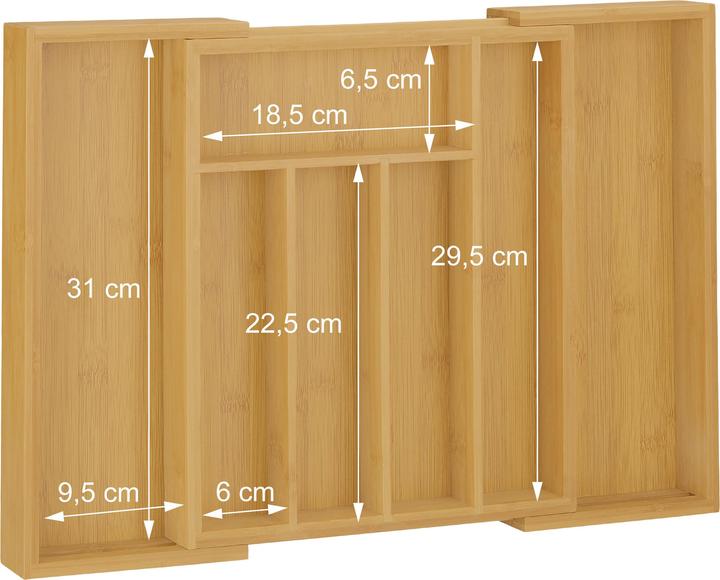 Actual product image Relaxdays Cutlery tray