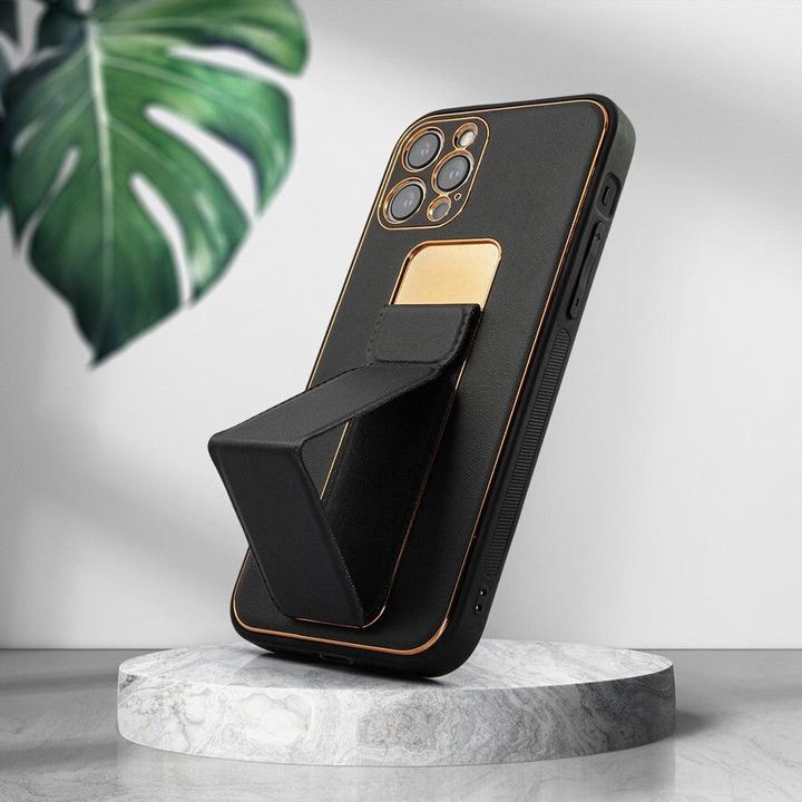 Produktbild Cabana Hülle iPhone 13 Pro - Hardcase Schutzhülle Luxury Schwarz No.10 Made in Europe Handmade (Apple iPhone 13 Pro)