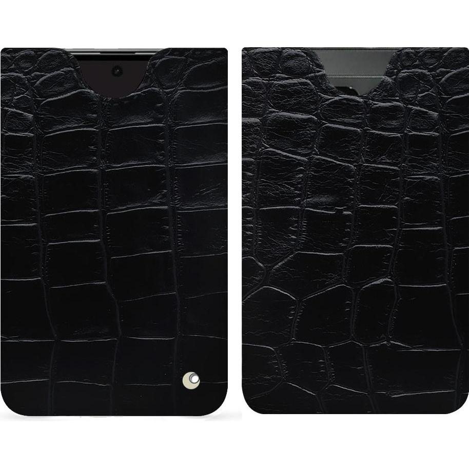 Noreve Lederschutzhülle (Google Pixel Fold), Smartphone Hülle, Schwarz