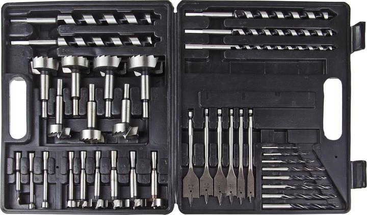 Produktbild Dema Holzbohrer / Forstnerbohrer Set 35 tlg. (6, 10, 12, 16, 20, 25, 28, 30, 32, 35, 38, 40, 45, 48, 50, 54 mm)