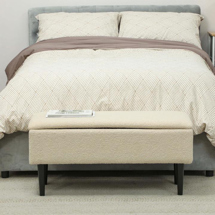 Image du produit Homcom Banc avec espace de rangement (95 cm)