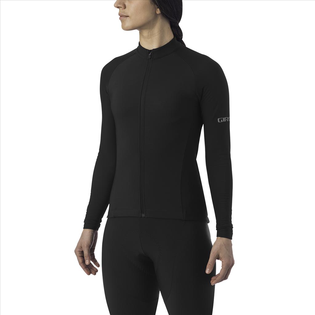 Thumbnail - Giro, Damen, Velotrikot, W Chrono LS Thermal Jersey (XS), Schwarz, XS