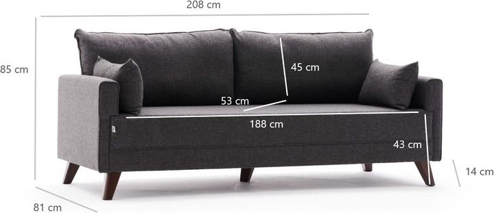 Produktbild Atelier del Sofa Scarlette (3-Sitzer)