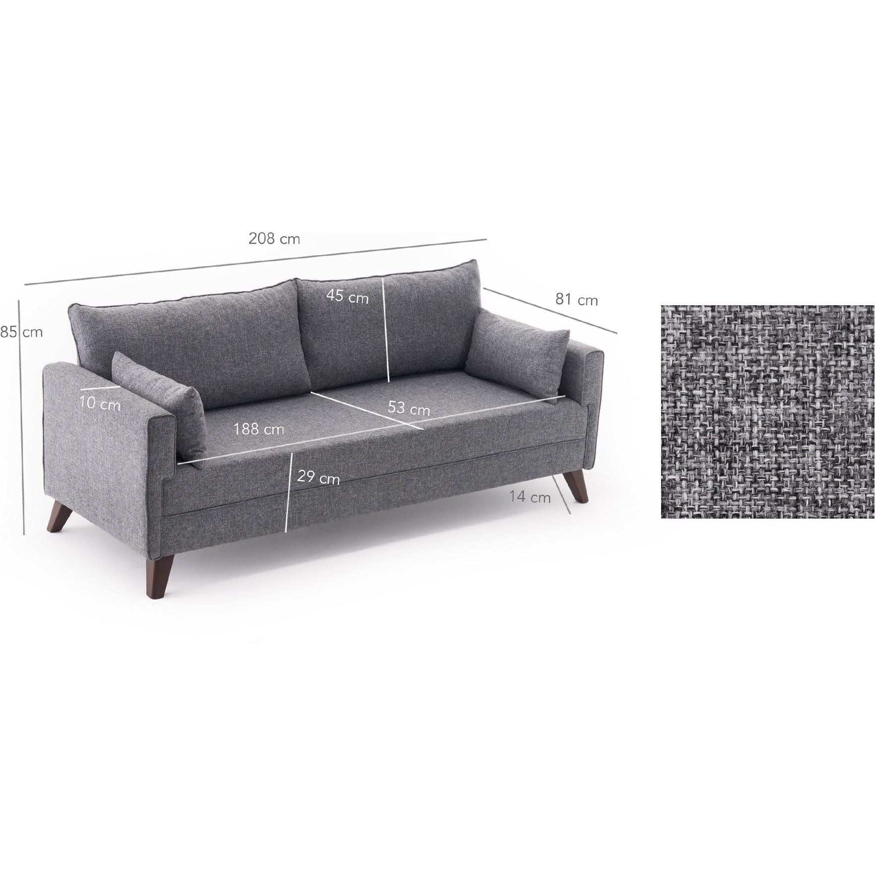 Thumbnail - Atelier del Sofa, Sofa, Scarlette (3-Sitzer)