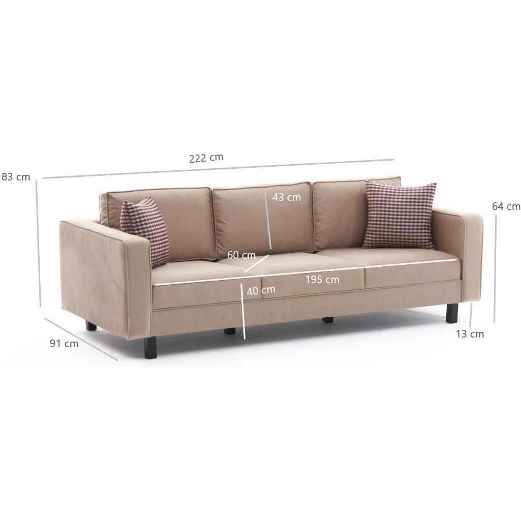 Thumbnail - Atelier del Sofa, Sofa, Jaden (3-Sitzer)