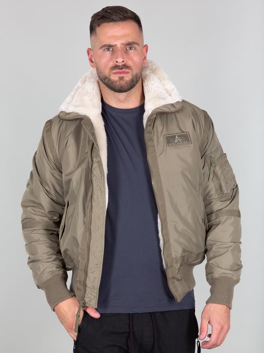Image du produit Alpha Industries Bomberjack pour homme, coupe ajustée, patch logo et étiquette Remove Before Flight (XXL)