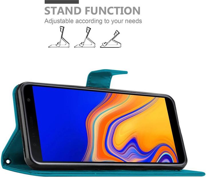 Image du produit Cadorabo Pochette Flower Book (Samsung Galaxy J4+)