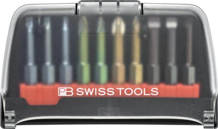 Actual product image PB Swiss Tools Precision BitCase (Cross Phillips PH, Cross Pozidriv PZ)