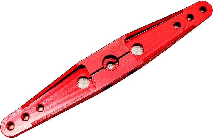 Actual product image Kuza servo arm 2-arm hitec 24t 84/72/60mm 3.25" m2,5 heavy duty v2 aluminium