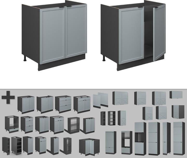 Produktbild Vicco Küchenschränke Fame-Line (80 x 60 x 82 cm)
