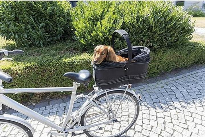 Immagine prodotto Trixie Cestino da bici lungo per un ampio bagagliaio (Cane, Lavabile)