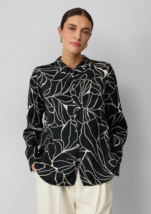 Produktbild S.Oliver Bluse Hemdbluse aus Satin (48)