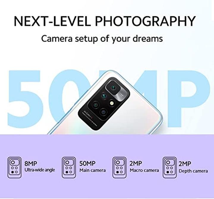 Produktbild Xiaomi Redmi 10 2022 (64 GB, Grey, 6.50", Dual SIM, 4G)