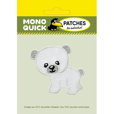 Thumbnail - Mono Quick Eisbär, Applikationen, Weiss