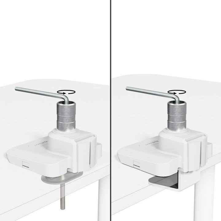 Actual product image Arozzi TIS Alzare Neo Pro Gas weiss (Table, 49", 20 kg)