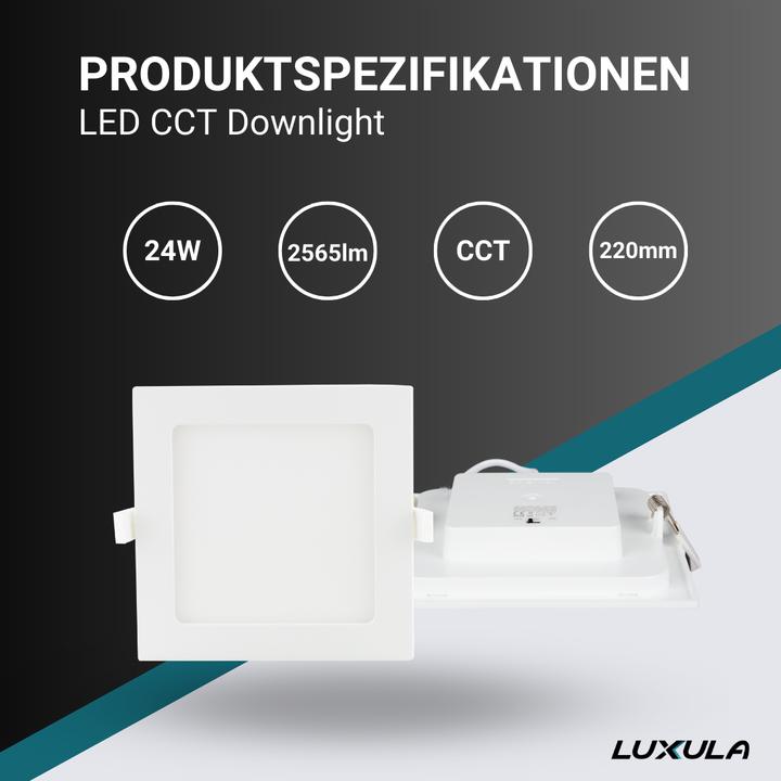 Produktbild Luxula LED CCT Einbaupanel (2565 lm)