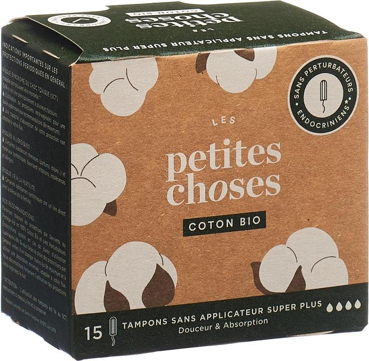 Produktbild Les Petites Choses Tampons super plus Bio (15 x)