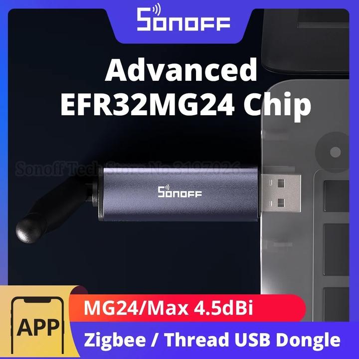 Actual product image Sonoff Dongle Plus MG24 - Zigbee/Thread USB Dongle