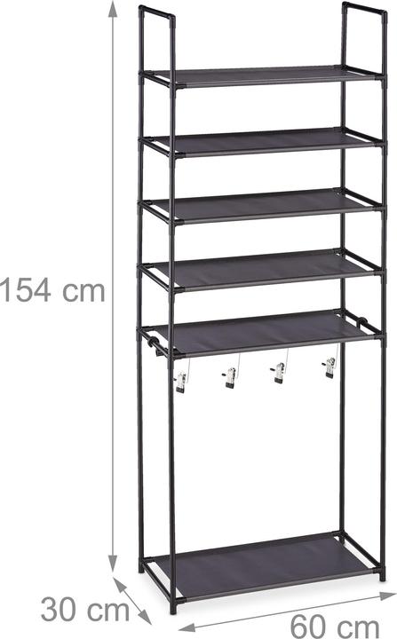 Actual product image Relaxdays Baylee (60 x 30 x 154 cm)