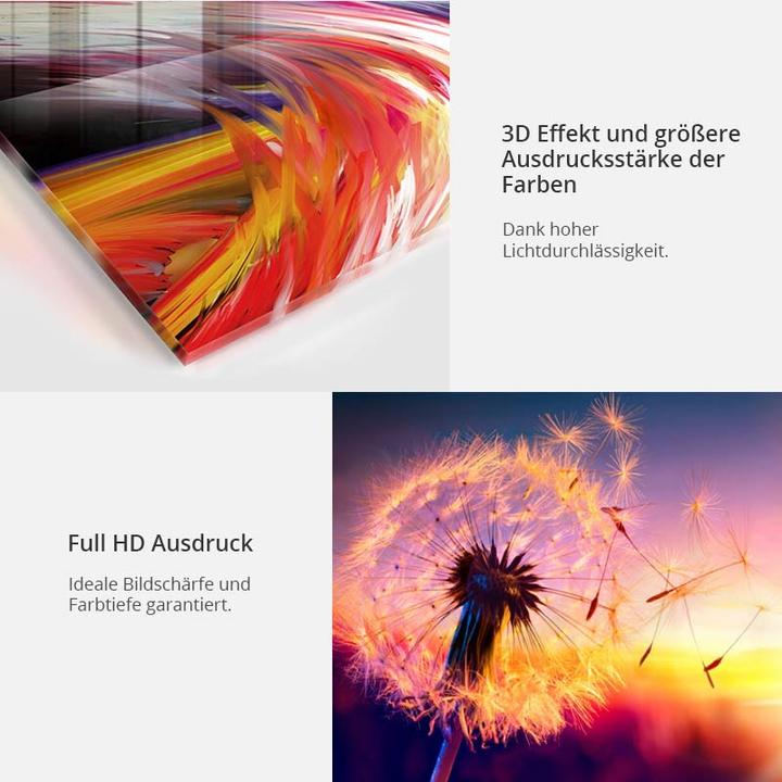 Image du produit Artgeist Acrylglasbild - Forest Waterfall (100 x 200 cm)