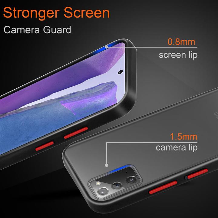 Productafbeelding Cadorabo Hybride matte hoes (Samsung Galaxy Note 20)