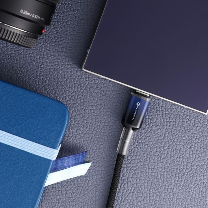 Immagine prodotto Forcell Cable F-ENERGY C354 cable Type C to Type C QC4.0 PD 3A 60W Gradient 1 m black (1 m, USB 2.0, 60 W)