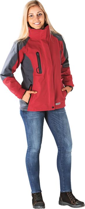 Immagine prodotto Planam Giacca antipioggia da esterno Shape donna rosso grigio taglia XXL (XXL)