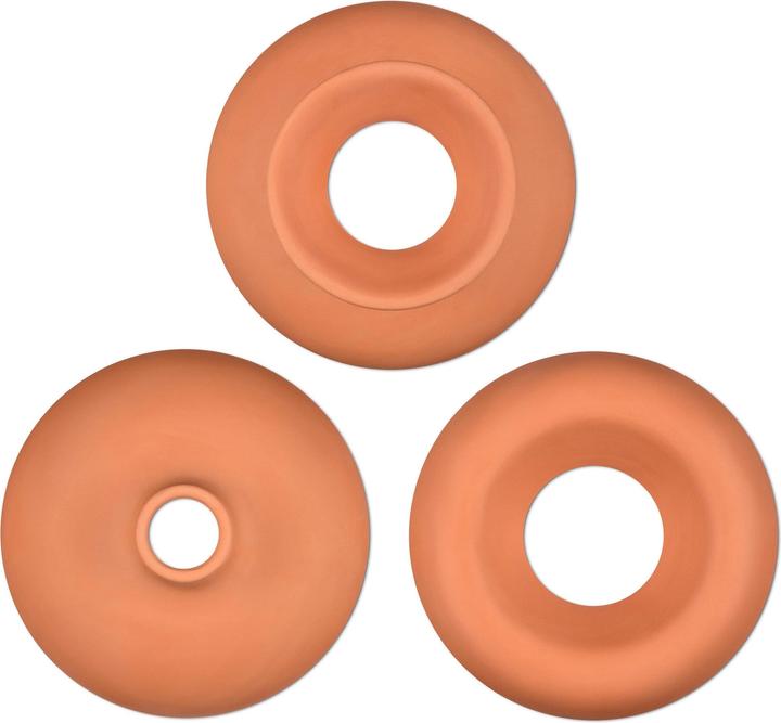 Produktbild Kikkerland Terracotta Collars (3x)