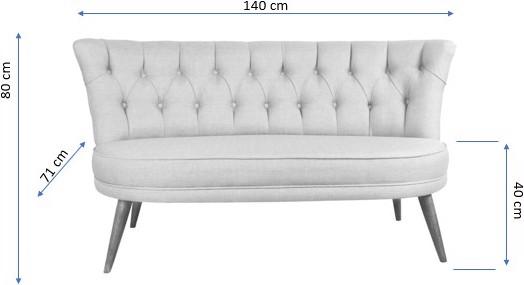 Produktbild Atelier del Sofa Cannon (2-Sitzer)
