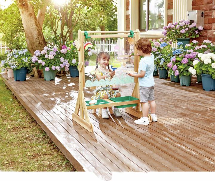 Actual product image Hape Outdoor colouring board