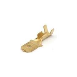 Velleman Flat Male Tab, Elektronikkabel + Stecker, Schwarz
