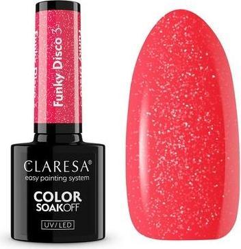 Produktbild Claresa Soak Off UV/LED Funky Disco lakier hybrydowy 3 5g (Funky Disco, UV-Gel Lack)