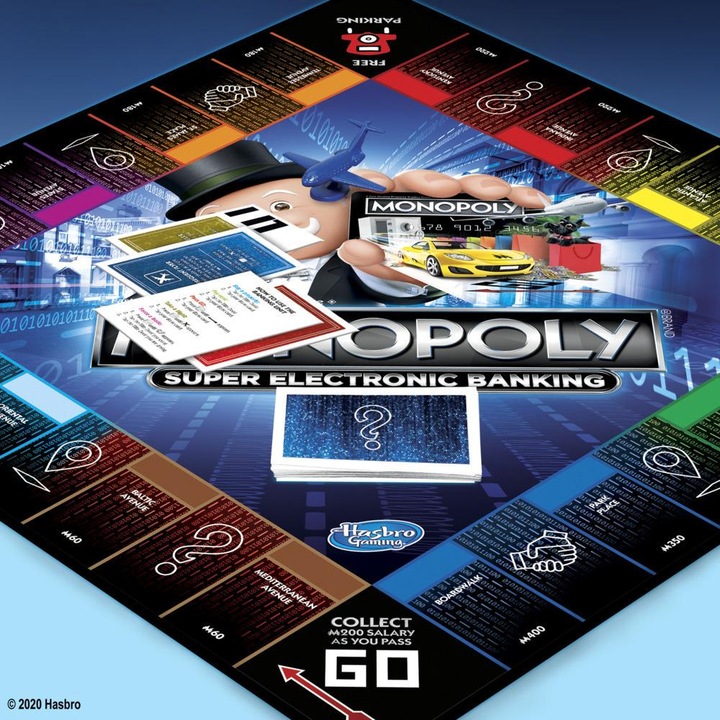 Productafbeelding Hasbro Monopoly Super Elektronisch Bankieren Bedrijfsimulatie voor volwassenen en kinderen (Italiaans)