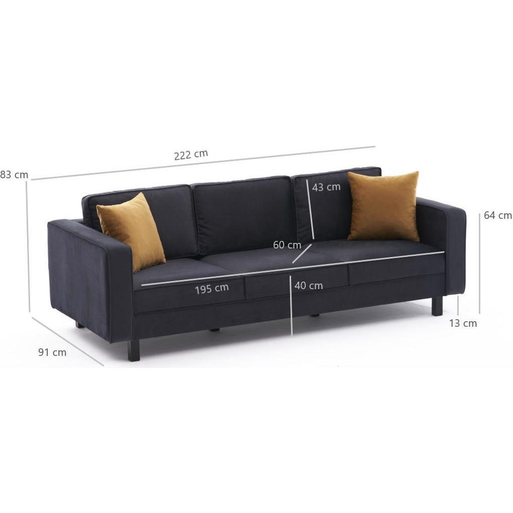 Thumbnail - Atelier del Sofa, Sofa, Jaden (3-Sitzer)