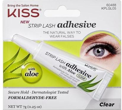 Actual product image KISS Eyelash Glue with Aloe Vera Transparent - 100g (Mascara)
