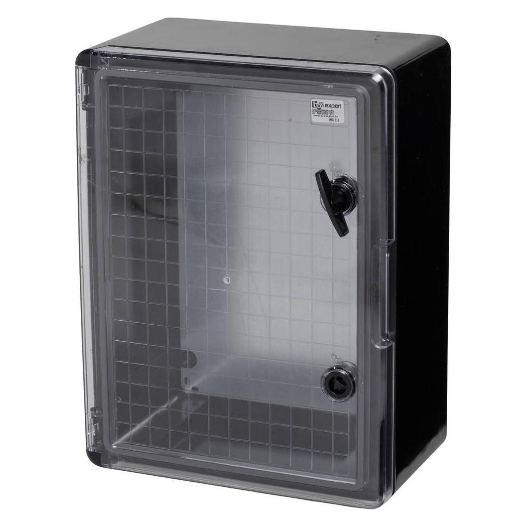 Boxexpert BXPPABSBT300400170-F01 Installations-Gehäuse 170 X 300 X 400 Abs Kunststoff Schwarz 1St. (Gehäuse), Elektronikzubehör + Gehäuse, Schwarz