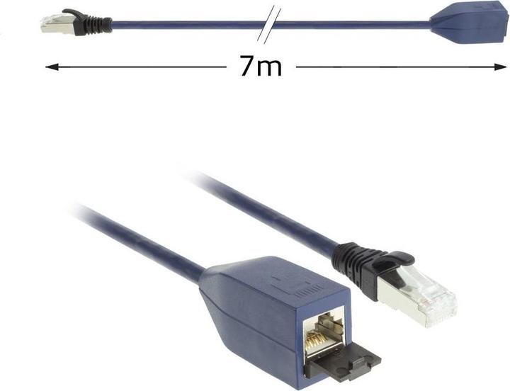 Produktbild Blue 7 meters LSZH SFTP CAT6A MPTL extension cable snagless with RJ45 connectors (S/FTP, CAT6a, 7 m)