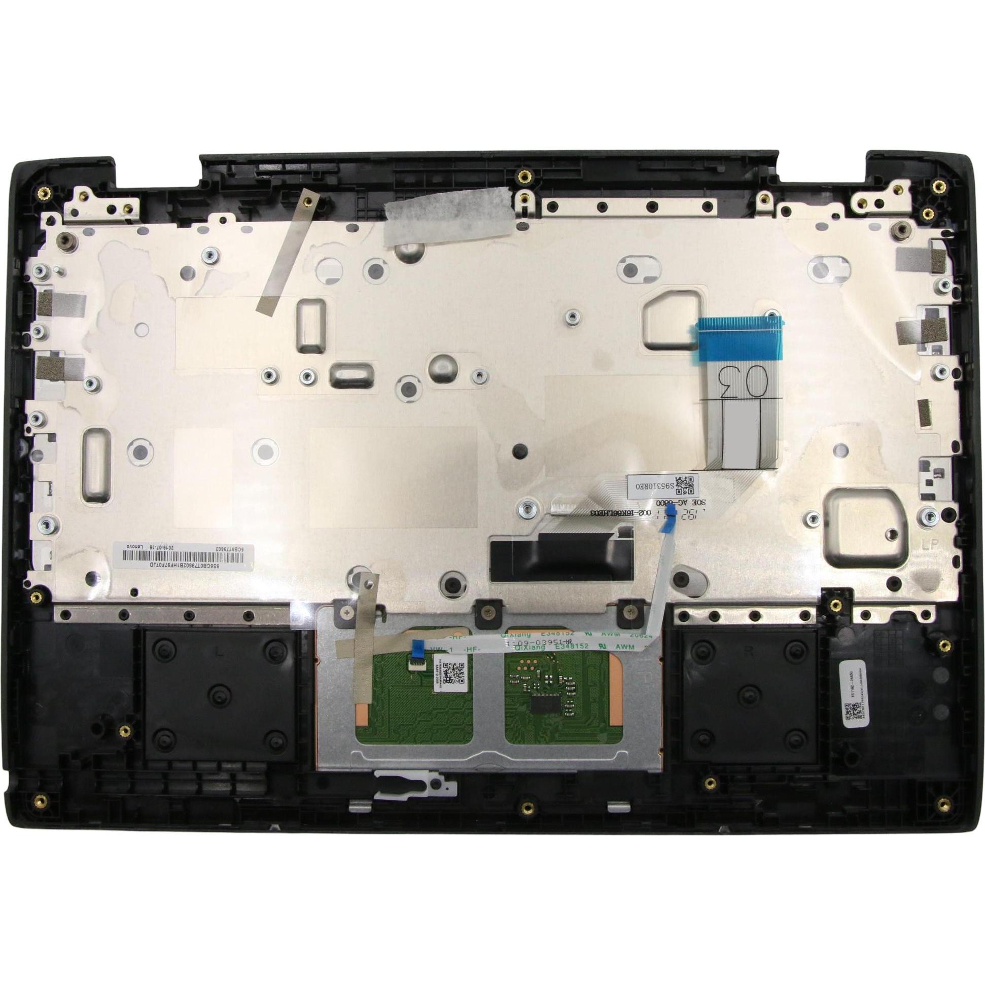 Lenovo Cover Upper w/ Keyboard ND B 81MC 5M GLKR, Notebook Ersatzteile, Schwarz, Mehrfarbig