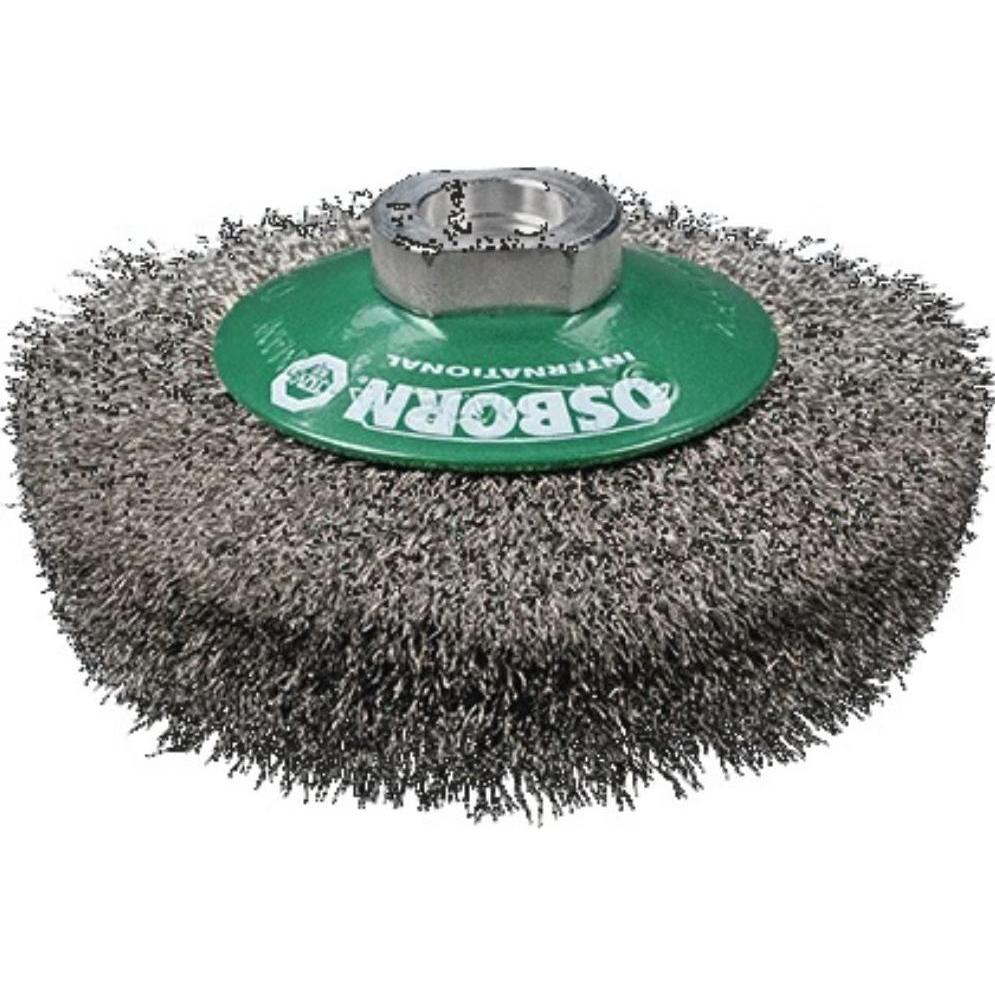 Osborn, Schleifmittel, Kegelbürste Ø 100 mm Drahtstärke 0,3 mm Stahl 10 mm 12500 min-¹