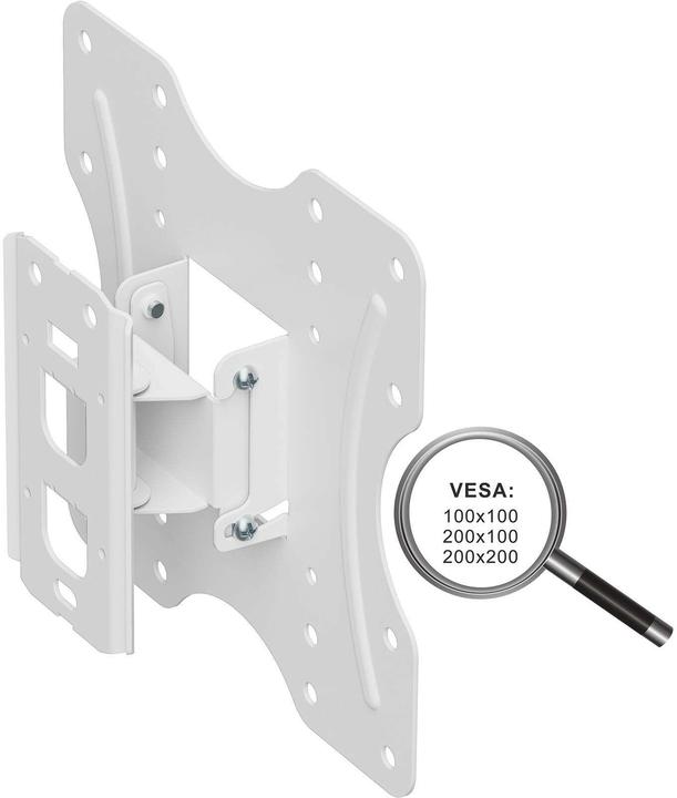 Image du produit PureMounts Support TV mural, support universel inclinable et pivotant pour 23-42 pouces plats et incurvés (Mur, 30 kg, 23" - 42")