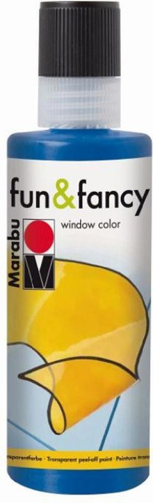 Produktbild Marabu Fenstermalfarbe Fun & Fancy (Ultramarinblau, 80 ml)