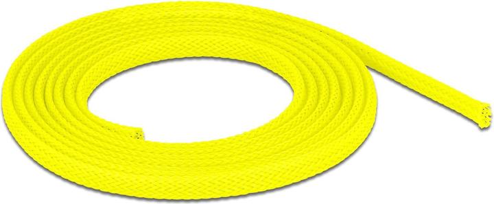 Actual product image Delock Braided hose stretchable 2 m x 6 mm yellow (Cable conduit, 200 cm)