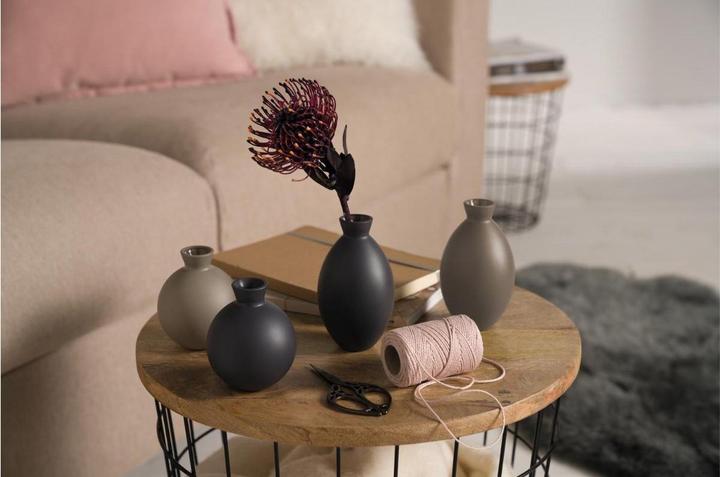 Produktbild Leonardo Vase Casolare 12 cm, Grau/Schwarz, 4 Stück (4 x, 14 x 16 x 16 cm, 3.58 l)