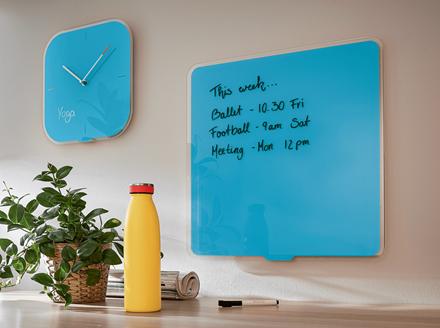 Productafbeelding Leitz Cosy Glazen Whiteboard 45 x 45 cm, Blauw (45 x 45 cm)