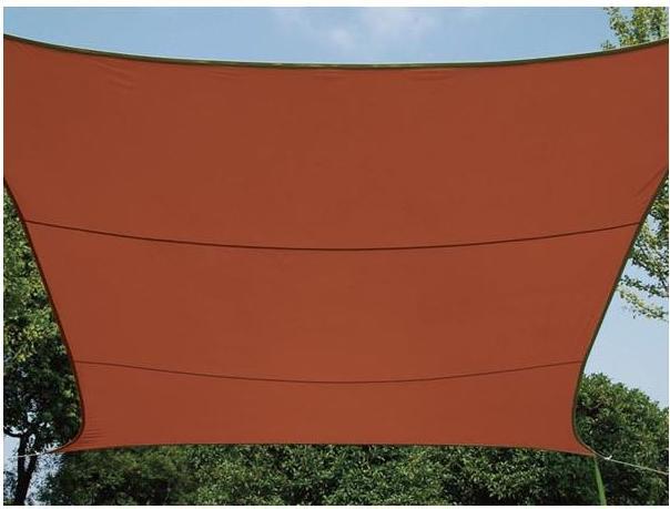 Produktbild Perel SONNENSEGEL - RECHTECKIG - 4 x 3 m - FARBE: TERRACOTTA (4 x 3 m)