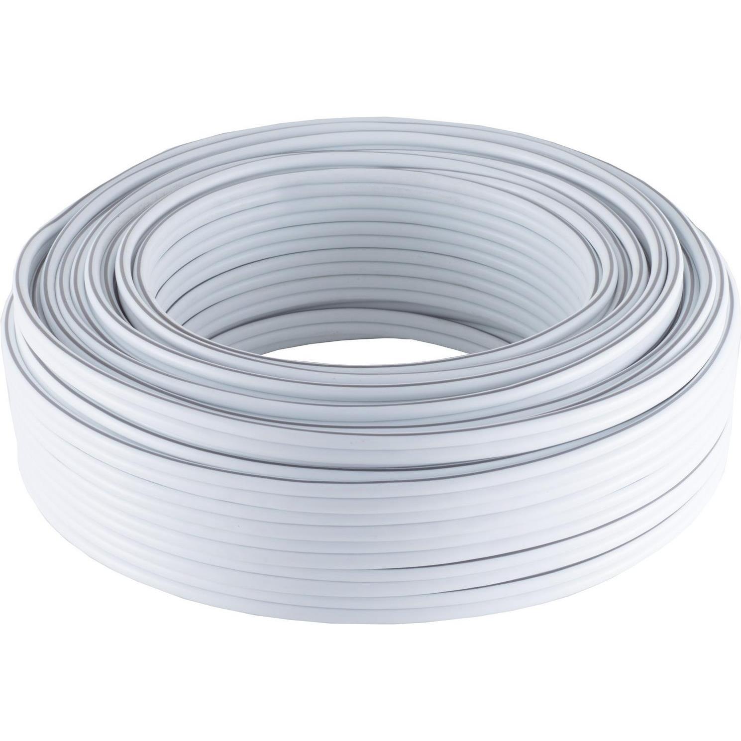 Shiverpeaks S/CONN maximum connectivity Lautsprecherkabel 2,5mm² 50x0,25 CCA weiss 25m (25 m, 2.50 mm²), Lautsprecherkab...